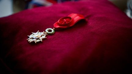 La légion d'honneur sur un coussin (DMITRY KOSTYUKOV / AFP)