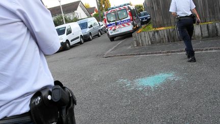 La rue d'Alsace, &agrave; Kingersheim (Haut-Rhin), o&ugrave; un policier a &eacute;t&eacute; violemment agress&eacute;, dimanche 16 septembre 2012. (JEAN FRANCOIS FREY / L'ALSACE / MAXPPP)