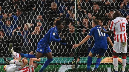 Daniel Amartey a offert le nul à Leicester dans les dernières secondes (PAUL ELLIS / AFP)