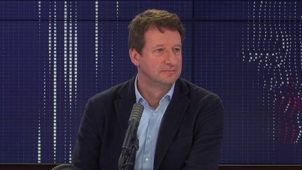 Yannick Jadot sur franceinfo lundi 16 mars.&nbsp; (FRANCEINFO / RADIOFRANCE)