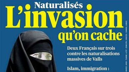 La une de l'hebdomadaire "Valeurs actuelles", paru le 26 septembre 2013. (VALEURS ACTUELLES)