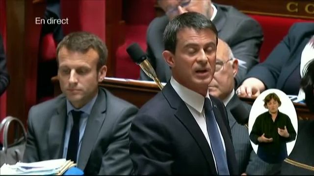 Valls sermonne Macron en pleine séance à l'Assemblée