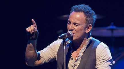 Bruce Springsteen à Perth, lors du coup d'envoi de sa tournée australienne, le 22 janvier 2017.
 (Emma Bryant / WENN.com / Sipa)