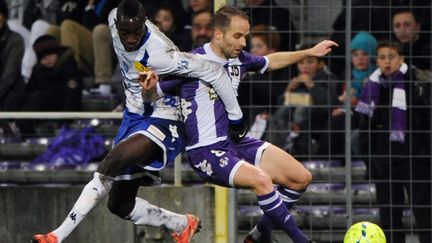 Didot (Toulouse) a été stoppé par Bastia (PASCAL PAVANI / AFP)