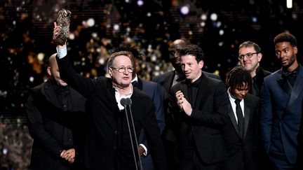 Jean Labadie, distributeur, reçoit le Cesar du public pour "Les Misérables" (2020) (BERTRAND GUAY / AFP)