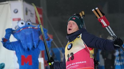 Johannes Boe était trop fort pour Martin Fourcade (ALEXEY FILIPPOV / SPUTNIK)