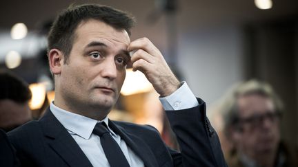 Florian Philippot, le 2 décembre 2016 à Paris. (NICOLAS MESSYASZ/SIPA / NICOLAS MESSYASZ / AFP)