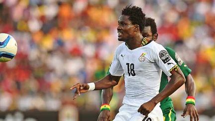 Le défenseur ghanéen Daniel Amartey.  (CARL DE SOUZA / AFP)