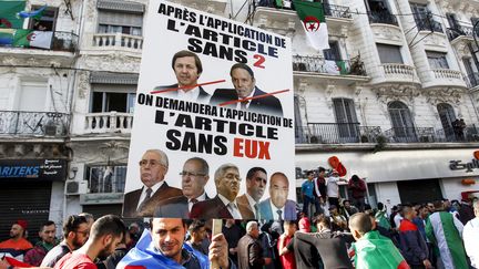 Lrs d'une manifestation à Alger, le 29 mars 2019. (- / AFP)