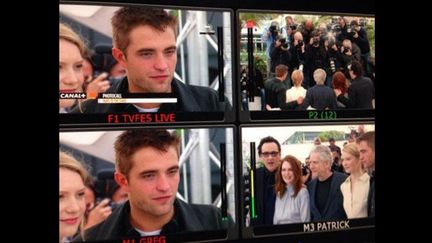 Les coulisses du photocall de l'équipe du film "Maps to the Stars".
 (Tv Festival de Cannes)