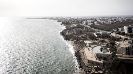 La&nbsp;corniche de Dakar (Sénégal), le 27 juin 2020. (JOHN WESSELS / AFP)