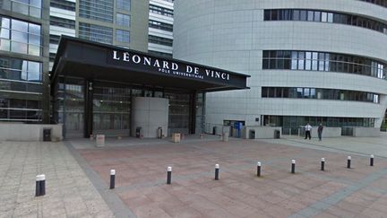 Le pôle universitaire Léonard-de-Vinci à Courbevoie (Hauts-de-Seine). (GOOGLE STREET VIEW)