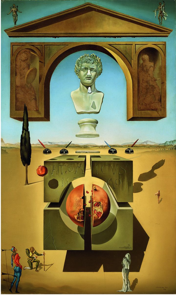 Salvador Dalí, Dématérialisation près du nez de Néron, 1947 (© Salvador Dalí, Fundació Gala-Salvador Dalí / Adagp, Paris 2019)