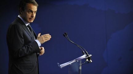 Le président du Conseil espagnol, José Luis Zapatero