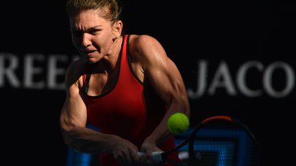 La N.1 mondiale roumaine Simona Halep (PETER PARKS / AFP)