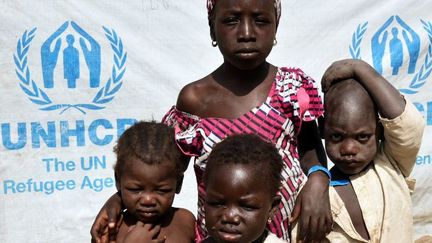 Des enfants nigérians dans un camp de réfugiés au Tchad. (AFP / Sia Kambou)