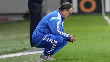 &nbsp; (Marcelo Bielsa, l'entraîneur de Marseille, n'a pas réussi à hisser son équipe en Ligue des Champions © PHOTOPQR/LA PROVENCE)