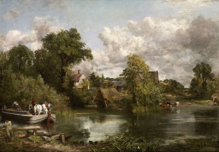 John Constable, "Le Cheval blanc", 1819, The Frick Collection, New York
 (The Frick Collection, New York, photo : Michael Bodycomb)