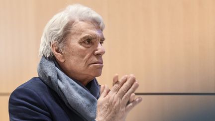 Bernard Tapie au palais de justice de Paris, le 4 avril 2019. (BERTRAND GUAY / AFP)