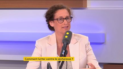 Emmanuelle Wargon, secrétaire d'État auprès de la ministre de la transition écologique et solidaire, invitée politique du 18h50.&nbsp; (FRANCEINFO / RADIOFRANCE)