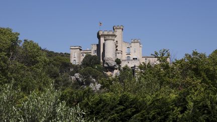 Le château médiéval de La Barben dans le vallon de Maurel (Bouches-du-Rhône). (GOTIN MICHEL / HEMIS.FR / AFP)