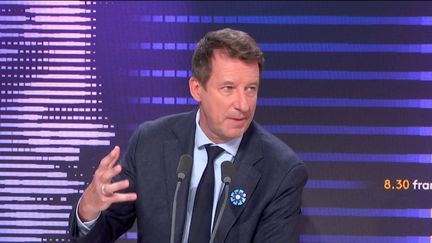 Le sénateur écologiste de Paris Yannick Jadot, sur franceinfo jeudi 9 novembre 2023. (RADIO FRANCE / FRANCEINFO)