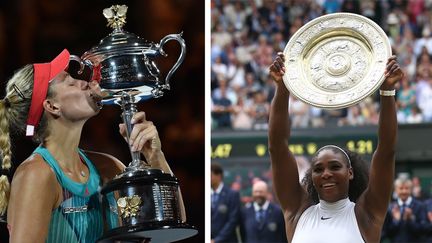 Le duel entre Angélique Kerber et Serena Williams a rythmé la saison de tennis