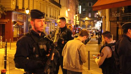 Une attaque au couteau a eu lieu samedi 12 mai dans la soirée quartier de l'Opéra, à Paris.&nbsp; (MAXPPP)