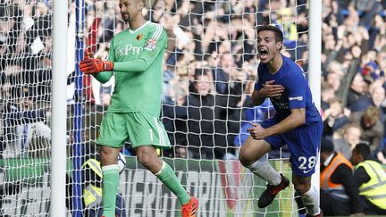 César Azpilicueta libère les Blues (IAN KINGTON / AFP)