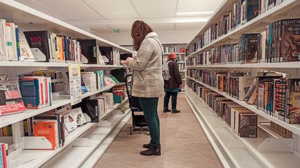 La bibliothèque municipale de Joinville-le-Pont (Val-de-Marne), le 18 janvier 2021. (LEO PIERRE / HANS LUCAS)