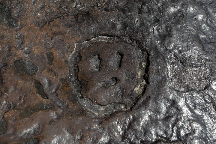 In the Amazon, where there is an episode of extreme drought, the level of several rivers has revealed rocks decorated with engravings which could date back more than 2,000 years, in the Rio Negro, near Manaus, in Brazil, October 21, 2023. (MICHAEL DANTAS / AFP)