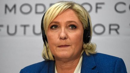 La présidente du Front national est en pleine opération reconquête. (MICHAL CIZEK / AFP)