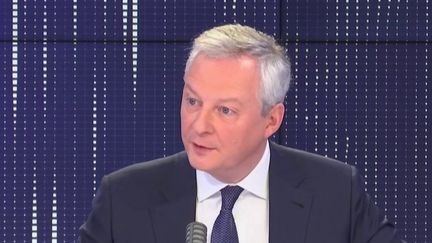 Bruno Le Maire, le 29 mars 2021, sur franceinfo. (FRANCEINFO / RADIOFRANCE)