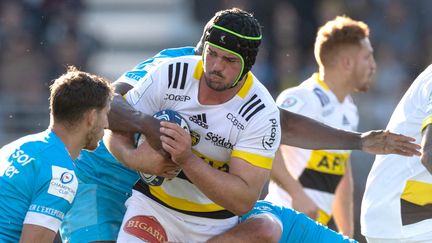 Grégory Alldritt lors&nbsp;du quart de finale de Champions Cup, le 7 mai 2022. (XAVIER LEOTY / AFP)