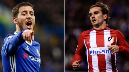 Eden Hazard et Antoine Griezmann 