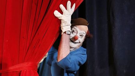 Le comédien Pierre Etaix dans son costume de clown en décembre 2012 au Cirque Bouglione
 (FRANCOIS GUILLOT / AFP)