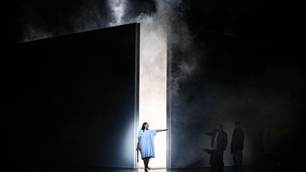 Nadine Sierra en Violetta dans "La Traviata" à l'Opéra Bastille le 18 janvier 2024. (VAHID AMANPOUR / ONP)