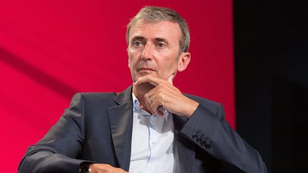 Le directeur général délégué de l'institut de sondage Ipsos, Brice Teinturier, lors de l'université d'été du PS à La Rochelle, le 29 août 2015. (MAXPPP)