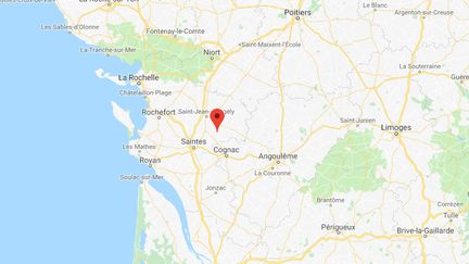 Un homme avait retenu chez lui quatre membres de sa famille avec une arme, à&nbsp;Authon-Ébéon (Charente-Maritime). (GOOGLE MAPS)