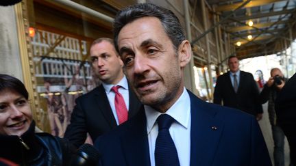 L'ancien pr&eacute;sident Nicolas Sarkozy &agrave; New York, le 11 octobre 2012. (EMMANUEL DUNAND / AFP)