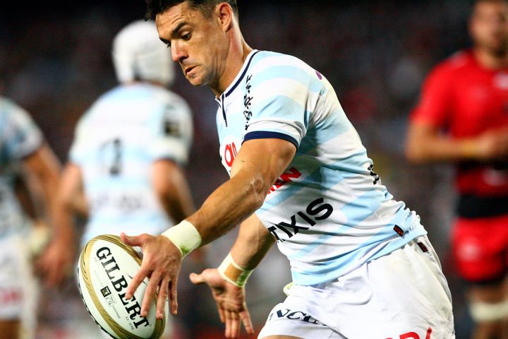 Dan Carter, le 24 juin 2016,&nbsp;lors de la finale du Top 14 de rugby, RCT-Racing 92. (MAXPPP)