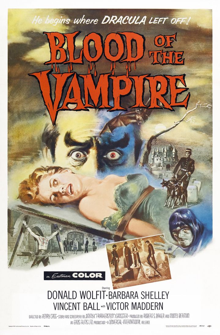 Affiche du film "Le sang du vampire" (1958) de Henry Cass (LMPC / LMPC)