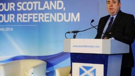 Le premier ministre écossais, Alex Salmond, annonce le lancement d'une consultation en vue d'un référendum sur l'indépendance de la province. (AFP - ANDY BUCHANAN )