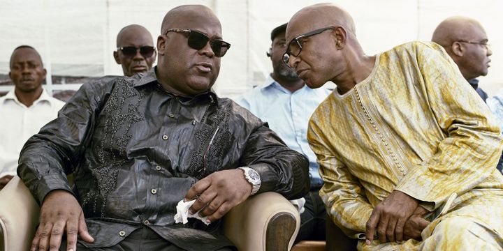  Félix Tshisekedi ( à gauche sur la photo). Le fils de l’opposant historique congolais souhaite qu’un mausolée en mémoire de son père soit érigé au centre de Kinshasa.
  (Photo Reueters Robert Carrubba)