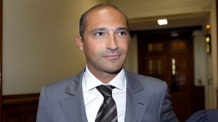 Thomas Fabius, lors de son arriv&eacute;e au tribunal de grande instance de Paris, le 1er juin 2011. (BERTRAND GUAY / AFP)