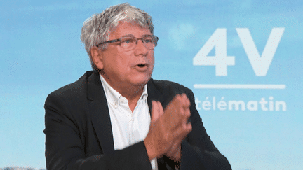 Le président de la commission des finances, Eric Coquerel, le 16 octobre 2024, dans les "4 Vérités". (FRANCE 2)