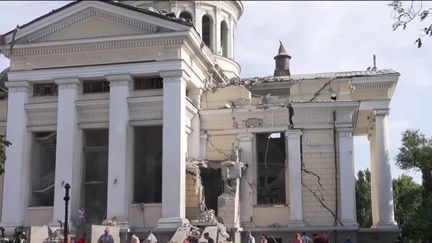 Guerre en Ukraine : à Odessa, la cathédrale de la Transfiguration frappée par les Russes