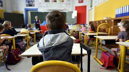 Des enfants dans une salle de classe d'une école de Nancy, le 2 septembre 2019, lors de la rentrée scolaire. (MAXPPP)
