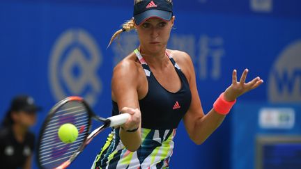 Kristina Mladenovic est en finale du tournoi de Hong-Kong (GREG BAKER / AFP)