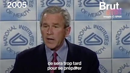 En novembre 2005, George W. Bush alors Président des États-Unis, présentait un plan de lutte contre une possible pandémie de grippe aviaire.